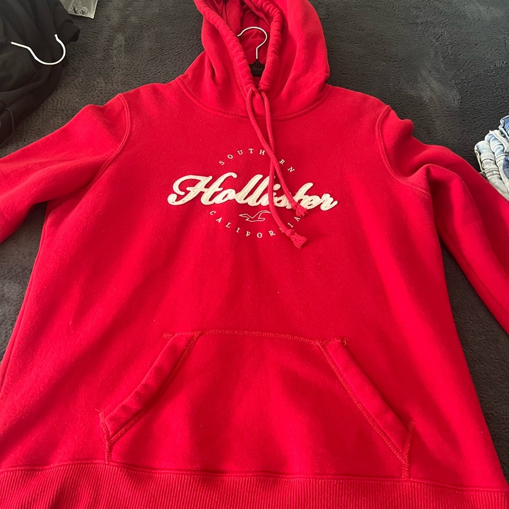Red Hollister hoodie